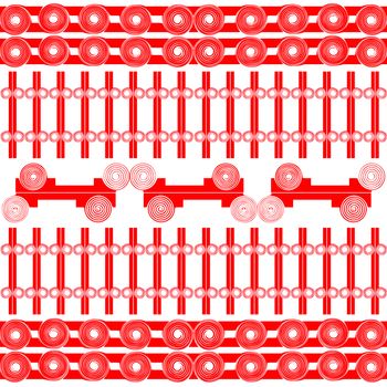 Red stripe pattern.For art texture or web design and vertical background.