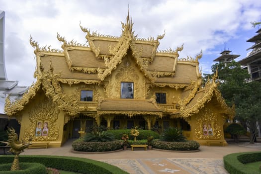 Public Lavatory in White Temple, is a contemporary unconventional Buddhist temple in Chiang Rai, Thailand.