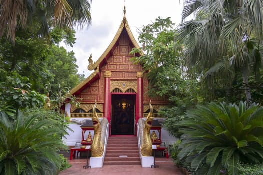 Ubosoth at Wat Phra Kaew - Chiang Rai, Temple in Northern Thailand.