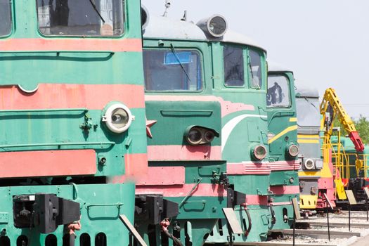 Photo of Russian rail road locomotive in Samara