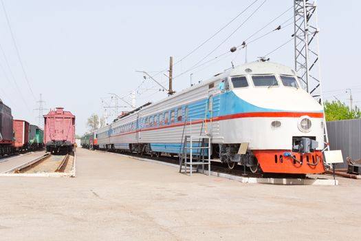 Photo of Russian rail road locomotive in Samara