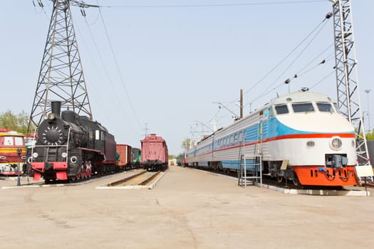 Photo of Russian rail road locomotive in Samara