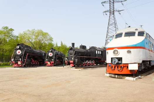 Photo of Russian rail road locomotive in Samara
