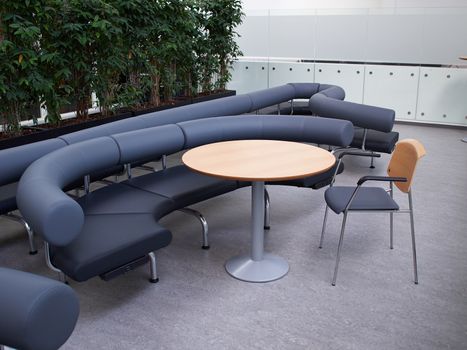 Modern style office hospital clinic waiting room reception    