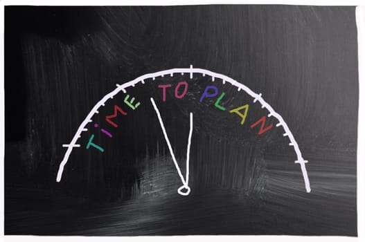 time to plan concept