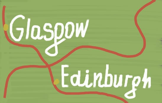 glasgow edinburgh concept