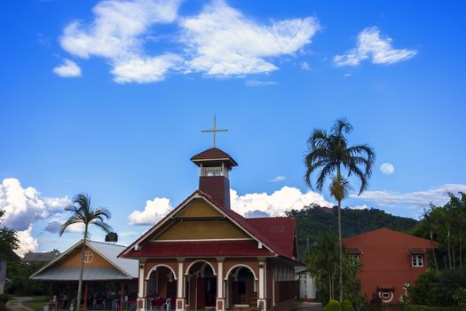 Christian Church in Chiang Rai City, Thailand