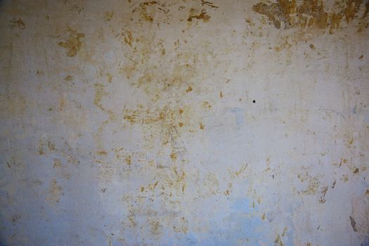 Texture of old wall with damaged plaster. Horizontal photo