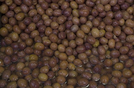 Background of dark ripe olives