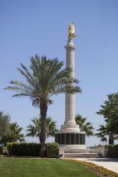 VALLETTA, MALTA ��� JUNE 20 2012: The Malta Memorial dedicated to Second World War Commonwealth aircrew who lost their lives in the air battles