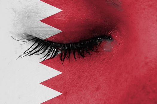 Women eye, close-up, concept of grief, Bahrain