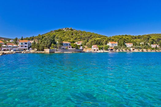 Island of Ugljan turquoise coast, Dalmatia, Croatia