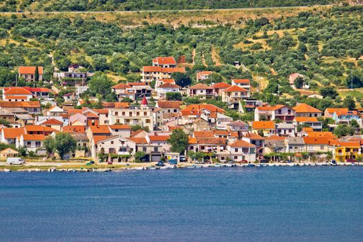 Coastal village of Posedarje in Dalmatia, Croatia