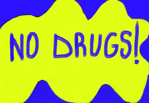 no drugs concept