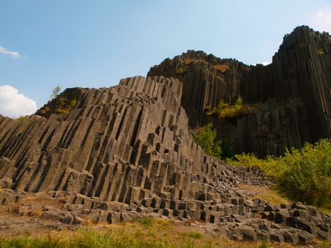 Basalt organ pipes of Panska skala (Czech Republic)