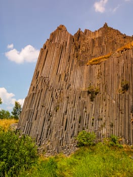 Basalt organ pipes of Panska skala (Czech Republic)