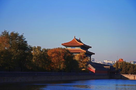 Temples of the Forbidden City in Beijing China