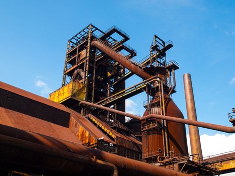 Blast furnace in metallurgical area of Dolni Vitkovice (Ostrava, Czech Republic)