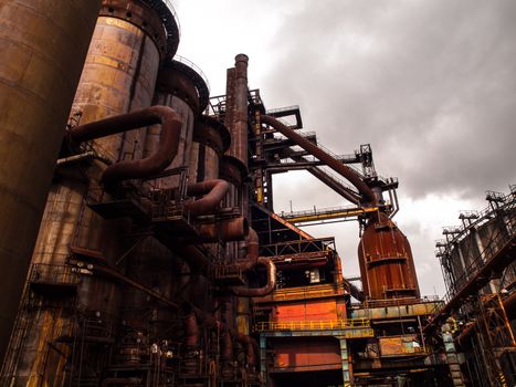 Blast furnace in metallurgical area of Dolni Vitkovice (Ostrava, Czech Republic)