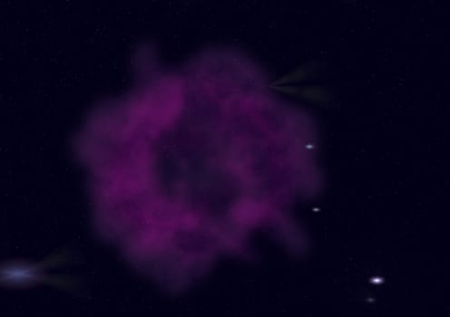 Small part of an infinite star field of space in the Universe. "Elements of this image furnished by NASA".