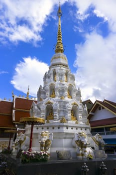Wat Klangwiang Area, Stupa, Chiang Rai, Northern Thailand