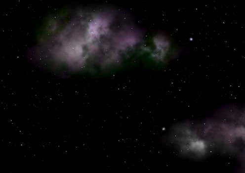 Small part of an infinite star field of space in the Universe. "Elements of this image furnished by NASA".