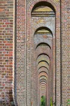 Underneath railway viaduct