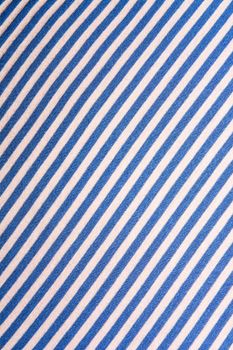 the beautiful close up blue and white strip on shirt