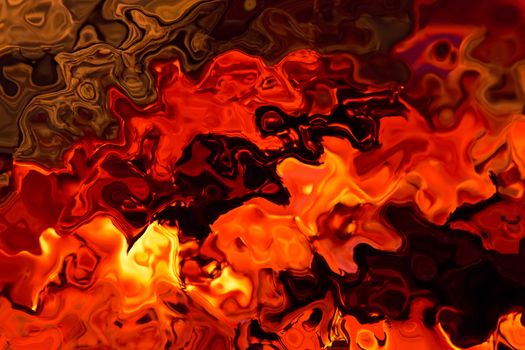 Abstract image of the red hot background