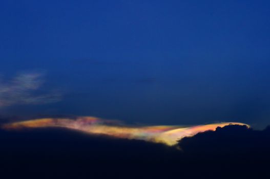 Rainbow Clouds, Irisation