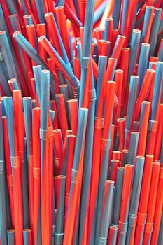 Photo of Colourful Straws made in the late Summer time in Spain, 2013