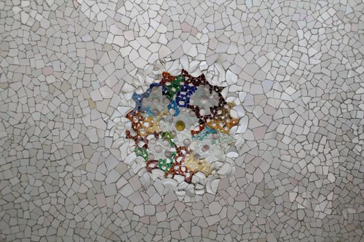 Photo of Ceramic Mosaic Pattern made in the late Summer time in Spain, 2013