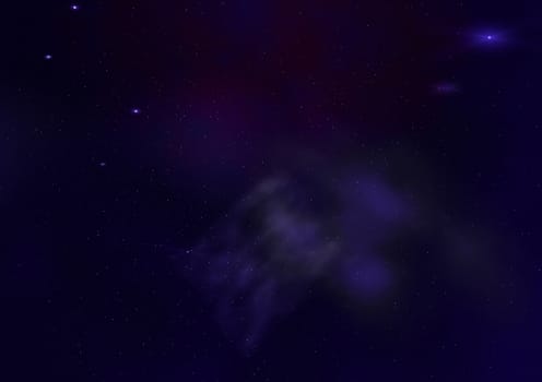 Small part of an infinite star field of space in the Universe. "Elements of this image furnished by NASA".