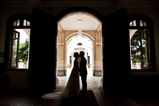 Couple in church