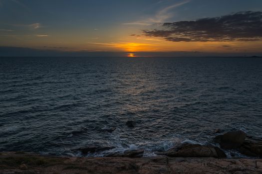 Sunset seascape, At Samed island,THAILAND