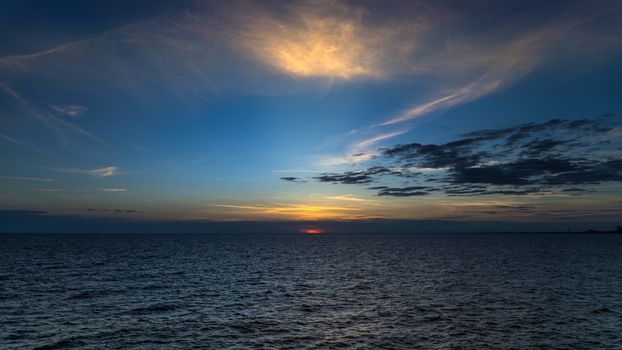 Sunset seascape, At Samed island,THAILAND