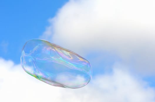 Large Bubble with sky in background