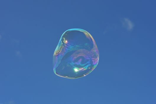 Single Bubble in sky