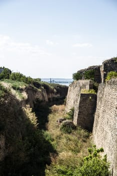 big moat of the Belgorod-Dniester old fortress