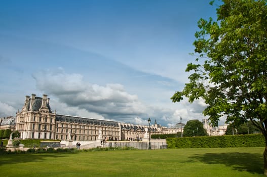 Tuileries garden in Paris - France