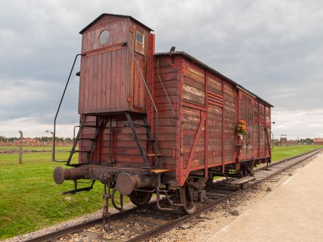 Transport wagon used for deportation to concentration camp