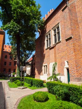 Garden of Jagellonian University in Krakow (Poland)