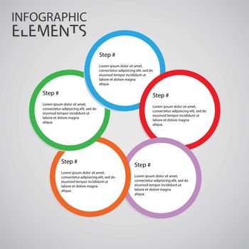 An Illustration of Modern infographic chart