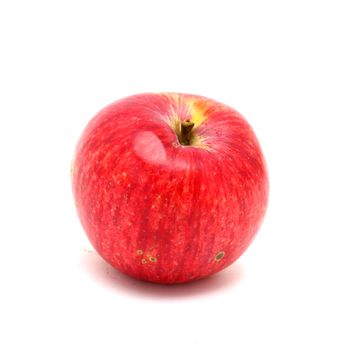 Red apple isolated on white