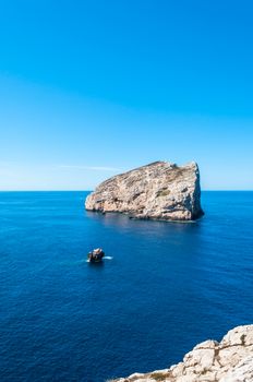 Landscape of coast of sardinia, gulf of Capo Caccia