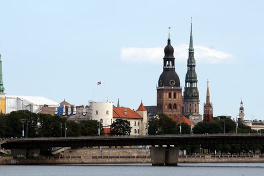 Old Riga. The historic centre of Riga.City panorama