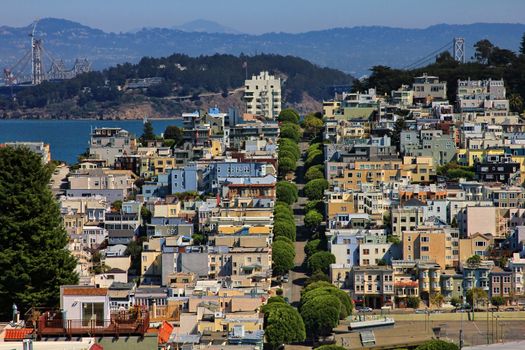 Lombard Street in San Francisco, California