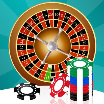 illustration of 







roulette casino