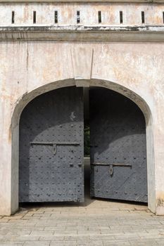 Fort Canning Gate is the remains of the old fort built on the top of the hill in middle of 19th century in Singapore