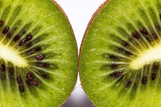 cut fresh fruit kiwi - close-up